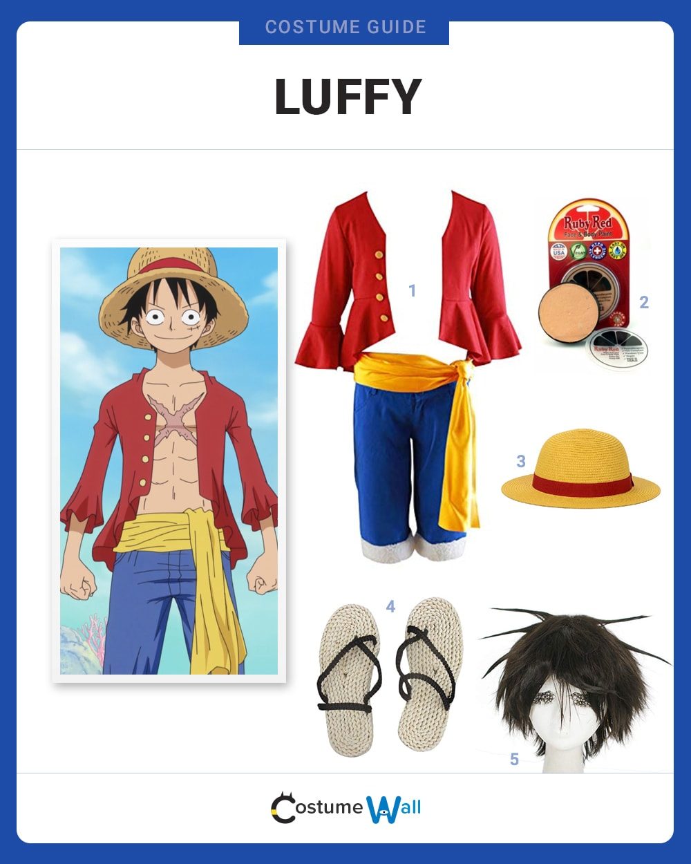 Dress Like Luffy from One Piece Costume | Halloween and Cosplay Guides